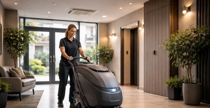 A Residential Block and Communal Area Cleaning Service